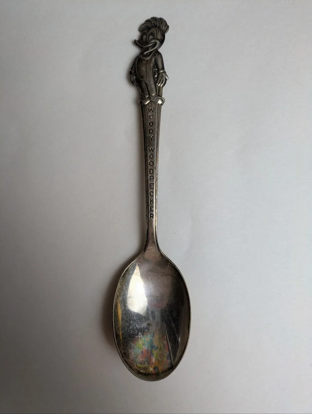 Vintage Woody Woodpecker Silver Plated Spoon
